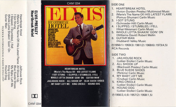 Elvis Presley - Heartbreak Hotel *CASSETTE* | Near Mint (NM) Excellent (EX)--
