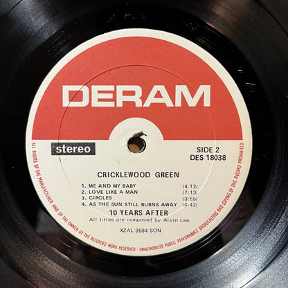 Ten Years After - Cricklewood Green (VINYL LP DERAM DES 18038 1970) | USED Near Mint (NM or M-) Very Good Plus (VG+)--