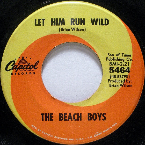 The Beach Boys - California Girls / Let Him Run Wild | Near Mint (NM) Near Mint (NM)-