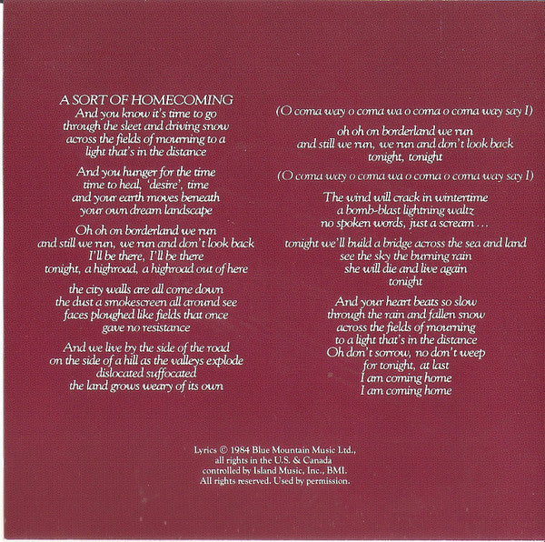 U2 - The Unforgettable Fire (CD) | Near Mint (NM) Near Mint (NM)--