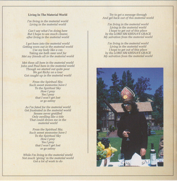 George Harrison - Living In The Material World (CD) | Near Mint (NM) Near Mint (NM)-