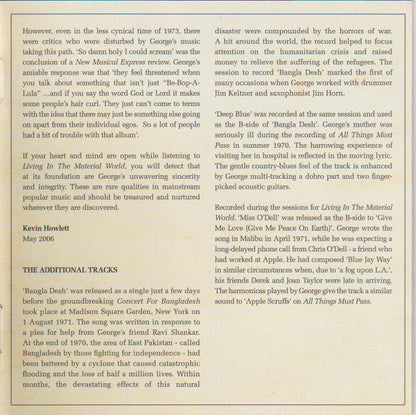 George Harrison - Living In The Material World (CD) | Near Mint (NM) Near Mint (NM)-