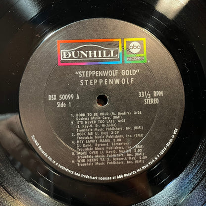 Steppenwolf - Gold (Their Great Hits)(VINYL LP ABC DSX 50099 1972) | USED Near Mint (NM or M-) Very Good (VG)--