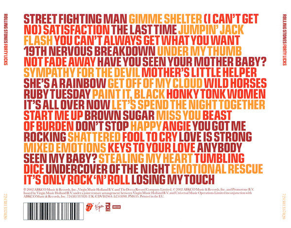The Rolling Stones - Forty Licks (2xCD Rolling Stones Records – 724381337820) | USED Near Mint (NM or M-) Near Mint (NM)--