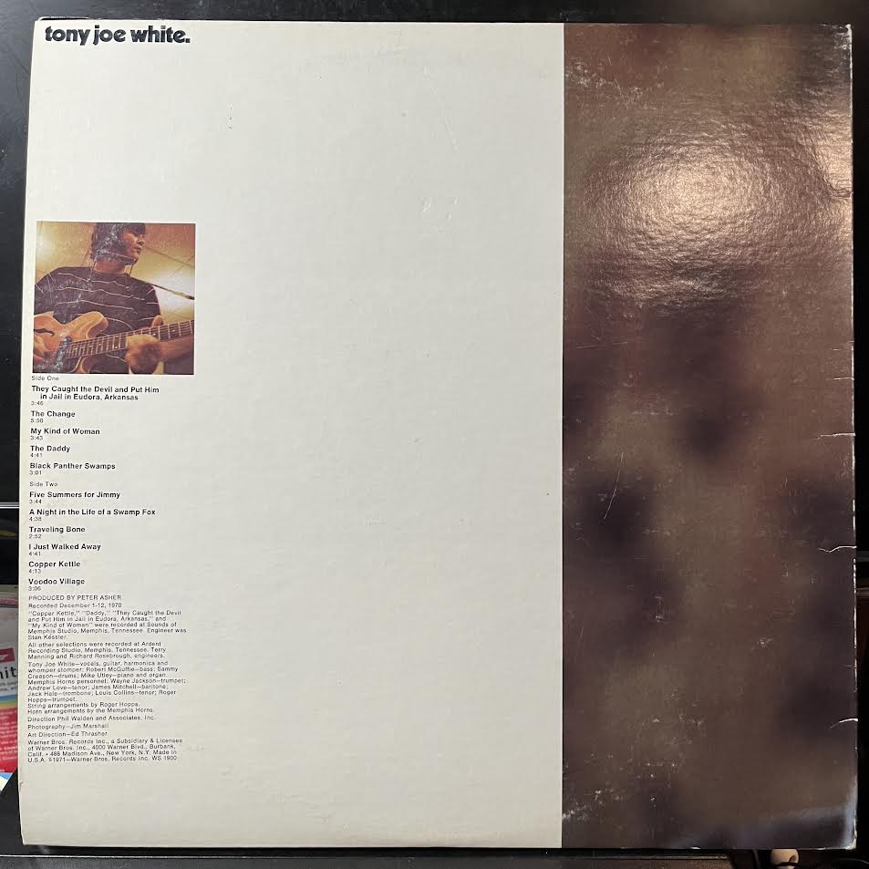 Tony Joe White - Tony Joe White (VINYL) | Near Mint (NM) Very Good Plus (VG+)--