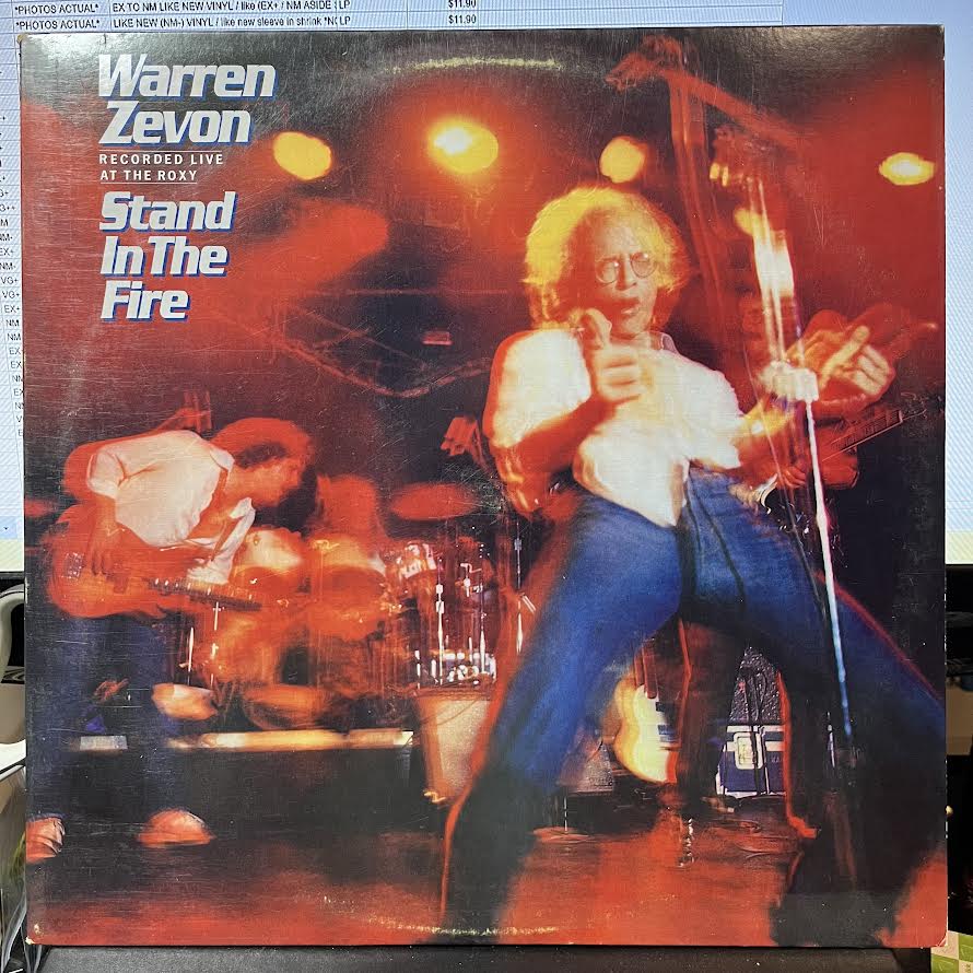 Warren Zevon - Stand In The Fire (VINYL) | Near Mint (NM) Excellent (EX)-