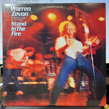 Warren Zevon - Stand In The Fire (VINYL) | Near Mint (NM) Excellent (EX)-
