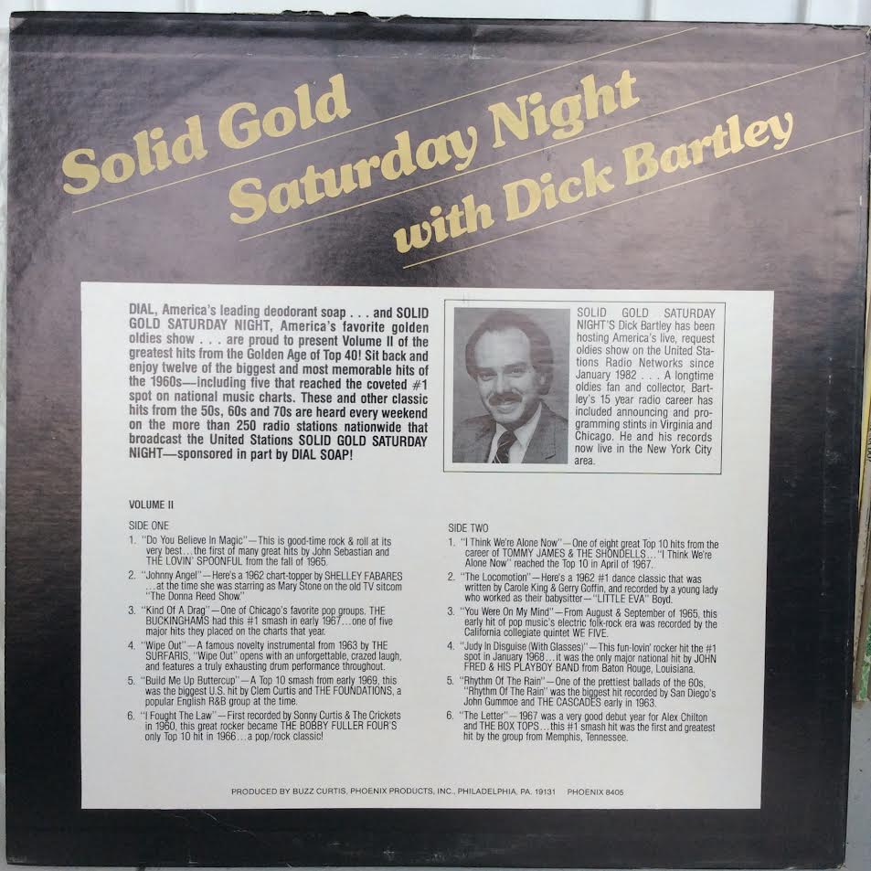 Various - Solid Gold Saturday Night! Starring Dick Bartley (VINYL) | Near Mint (NM) Very Good Plus Plus (VG++)-