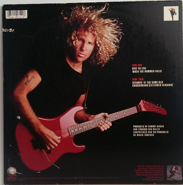 Sammy Hagar - Give To Live (VINYL) | Near Mint (NM) Near Mint (NM)-
