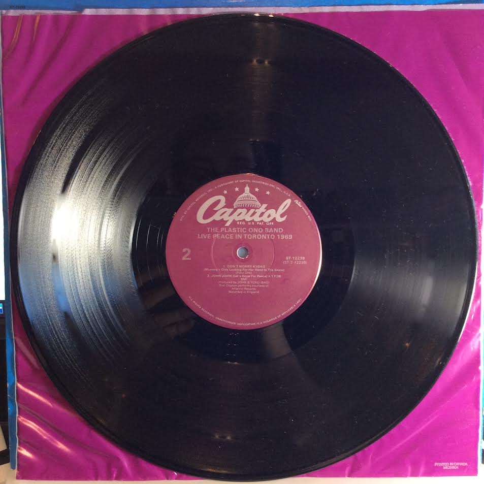 The Plastic Ono Band - Live Peace In Toronto 1969 (VINYL) | Near Mint (NM) Excellent+ (EX+)-
