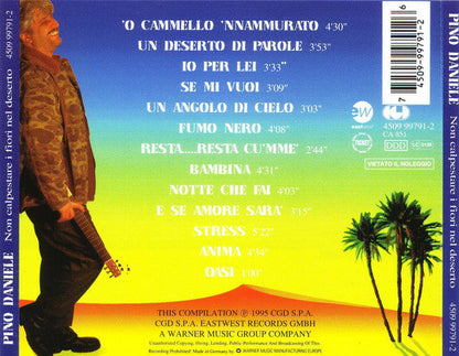 Pino Daniele - Non Calpestare I Fiori Nel Deserto (CD) | Near Mint (NM or M-)--