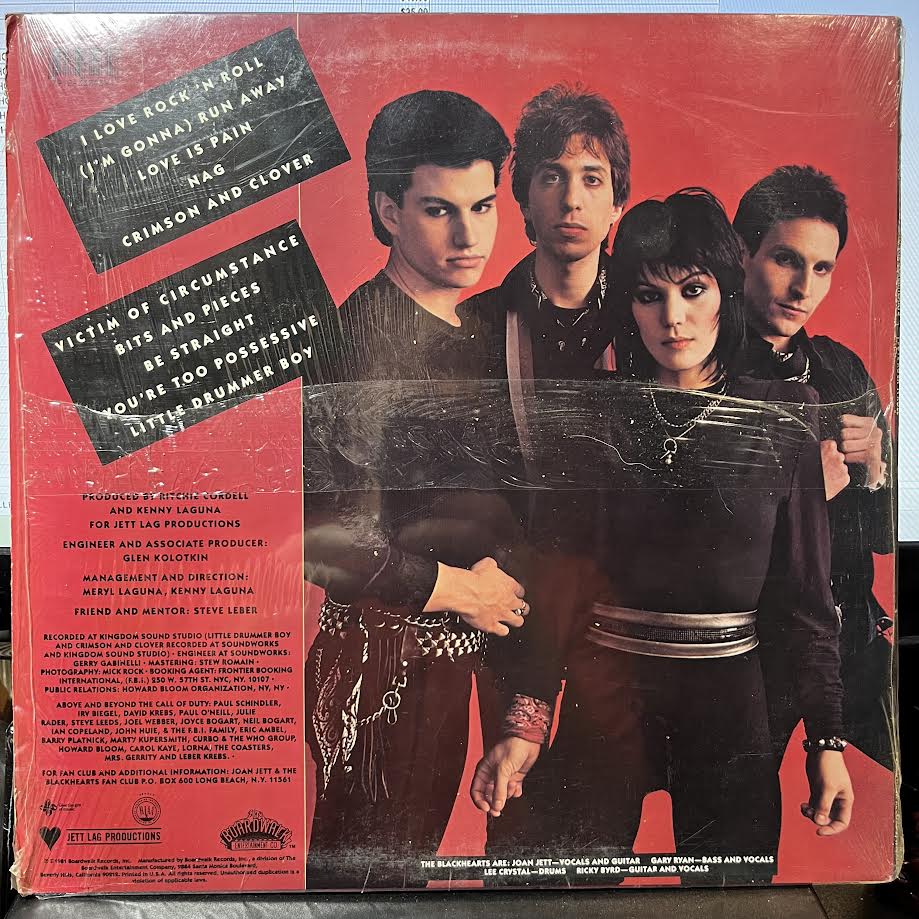 Joan Jett & The Blackhearts - I Love Rock 'N Roll (VINYL) | Near Mint (NM) Near Mint (NM)-