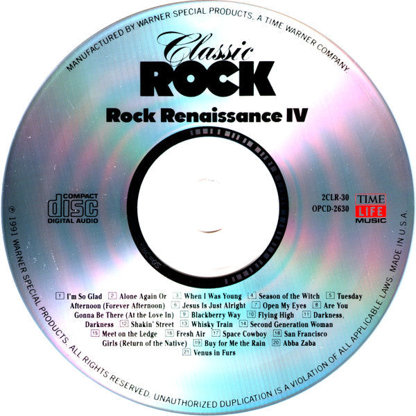 Various - Classic Rock - Rock Renaissance IV *CD* | Near Mint (NM) Near Mint (NM)-