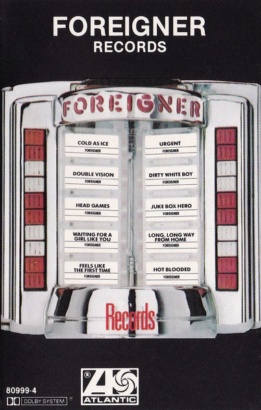 Foreigner - Records *CASSETTE* | Near Mint (NM) Near Mint (NM)-