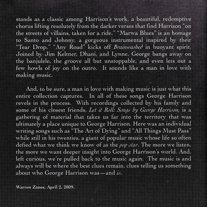 George Harrison - Let It Roll (Songs By George Harrison) (cd) | Near Mint (NM) Near Mint (NM)-