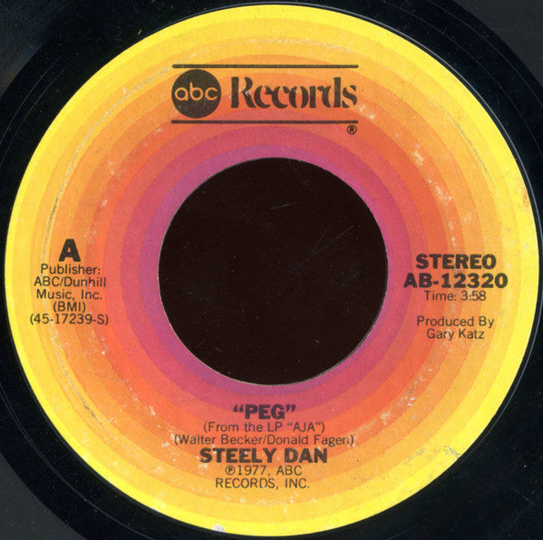 Steely Dan - Peg (7" VINYL) | Near Mint (NM) Near Mint (NM)-