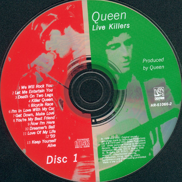 Queen - Live Killers (2xCD) | Near Mint (NM) Near Mint- (NM-)-