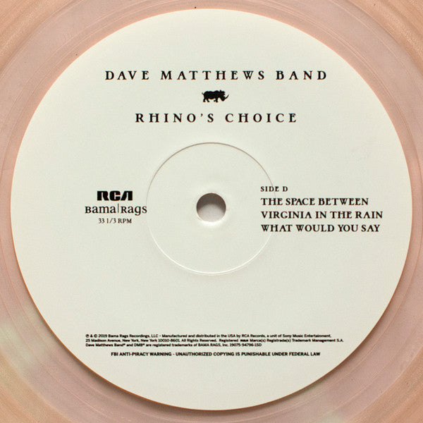 Dave Matthews Band - Rhino's Choice *TARGET/ROSE COLOR* | Near Mint (NM) Near Mint (NM)-