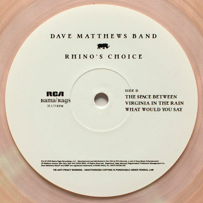 Dave Matthews Band - Rhino's Choice *TARGET/ROSE COLOR* | Near Mint (NM) Near Mint (NM)-
