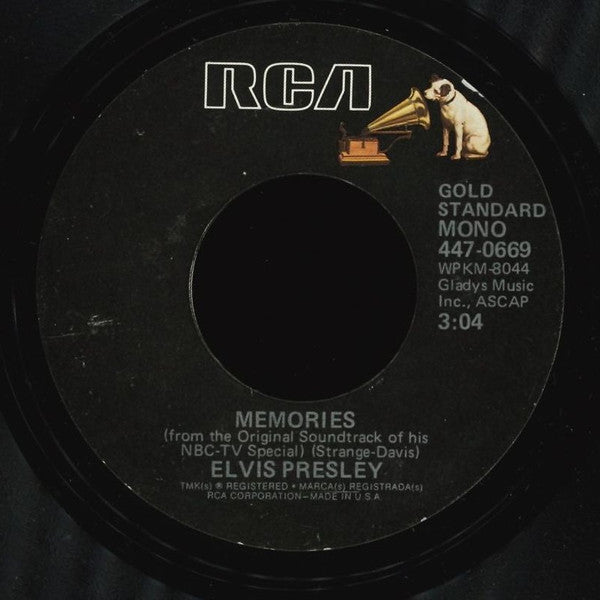Elvis Presley - Charro / Memories | Near Mint (NM) Very Good Plus (VG+)--