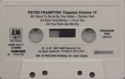 Peter Frampton - Classics Volume 12 *CASSETTE* | Near Mint (NM) Near Mint (NM)--