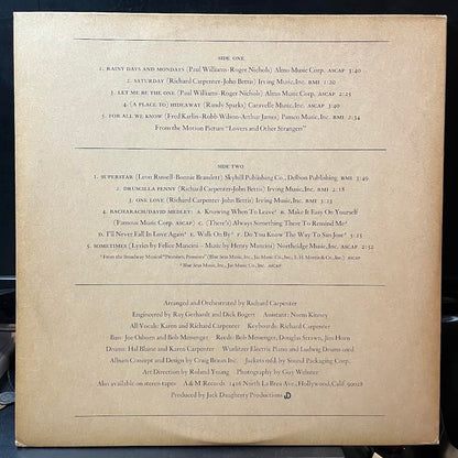 Carpenters - Carpenters (VINYL) | Near Mint (NM) Excellent+ (EX+)-