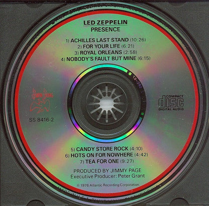 Led Zeppelin - Presence (CD) | Near Mint (NM) Near Mint (NM)-