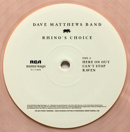 Dave Matthews Band - Rhino's Choice *TARGET/ROSE COLOR* | Near Mint (NM) Near Mint (NM)-