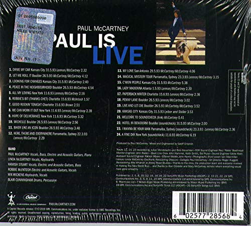 Paul McCartney - Paul Is Live (CD) | Near Mint (NM) Near Mint (NM)-