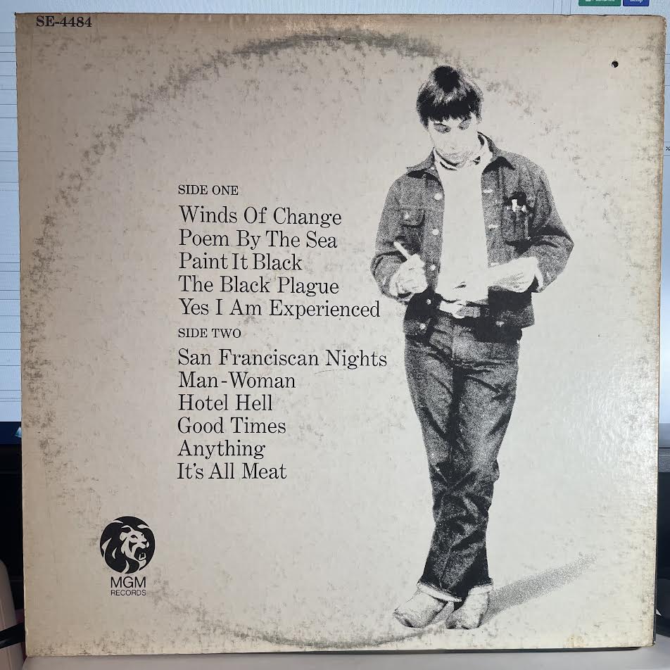 Eric Burdon & The Animals - Winds Of Change (VINYL) | Excellent+ (EX+) Excellent+ (EX+)--