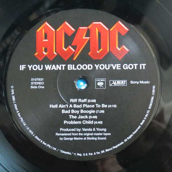 AC/DC - If You Want Blood You've Got It | Mint (M) Mint (M)-