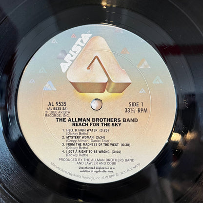 The Allman Brothers Band - Reach For The Sky *SANTA MARIA* | Near Mint (NM) Excellent (EX)-