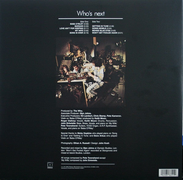 The Who - Who's Next (VINYL) |-