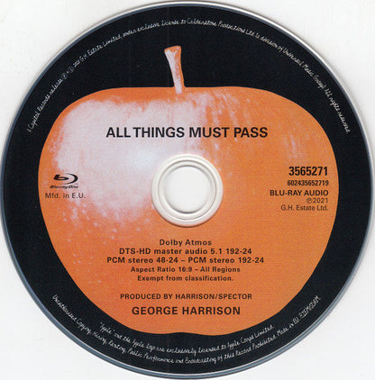 George Harrison - All Things Must Pass (50th Anniversary) (CD BOX SET) | Near Mint (NM) Near Mint (NM)--
