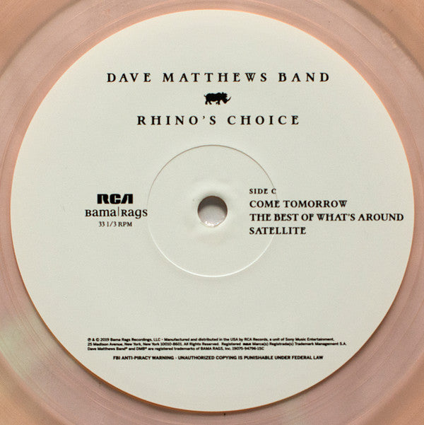 Dave Matthews Band - Rhino's Choice *TARGET/ROSE COLOR* | Near Mint (NM) Near Mint (NM)-
