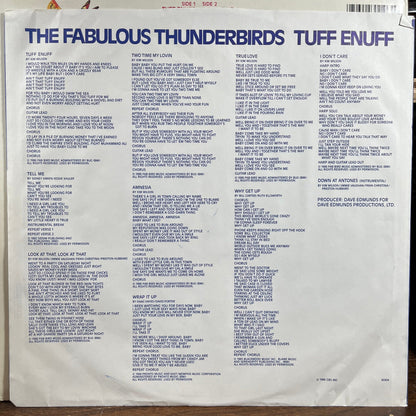 The Fabulous Thunderbirds - Tuff Enuff (VINYL) | Near Mint (NM) Near Mint- (NM-)-