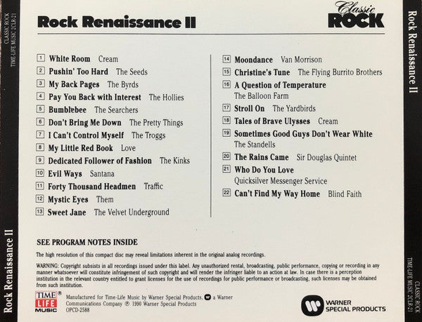 Various - Classic Rock - Rock Renaissance II *CD* | Near Mint (NM) Near Mint (NM)-