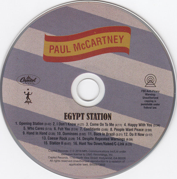 Paul McCartney - Egypt Station (Explorer's Edition) (CD) | Near Mint (NM) Near Mint (NM)-