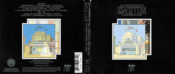 Led Zeppelin - The Soundtrack From The Film "The Song Remains The Same" (2xCD Swan Song ‎– R2 328252) | USED Near Mint (NM or M-) Excellent (EX)-