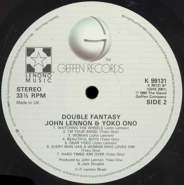 John Lennon & Yoko Ono - Double Fantasy (CD) | Near Mint (NM) Near Mint (NM)--