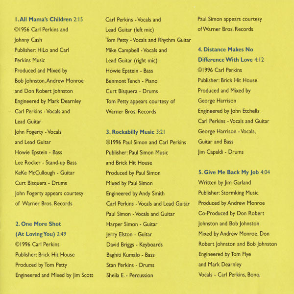 Carl Perkins - Go Cat Go (CD) | Near Mint (NM) Near Mint (NM)-