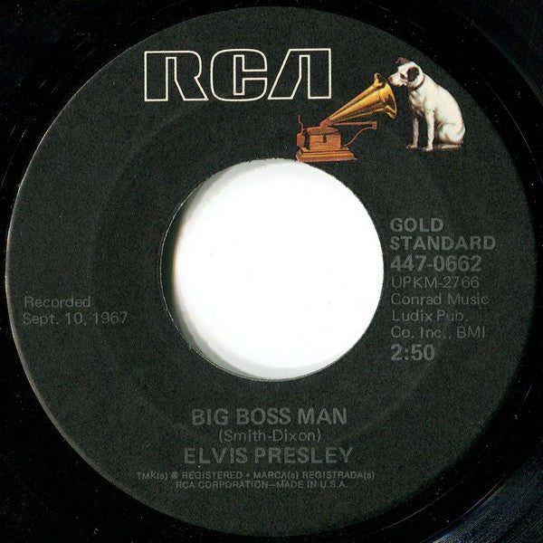 Elvis Presley - Big Boss Man | Near Mint (NM) Near Mint (NM)-