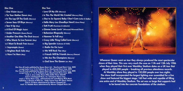 Queen - Live At Wembley '86 (2xCD) | Near Mint (NM) Excellent+ (EX+)--
