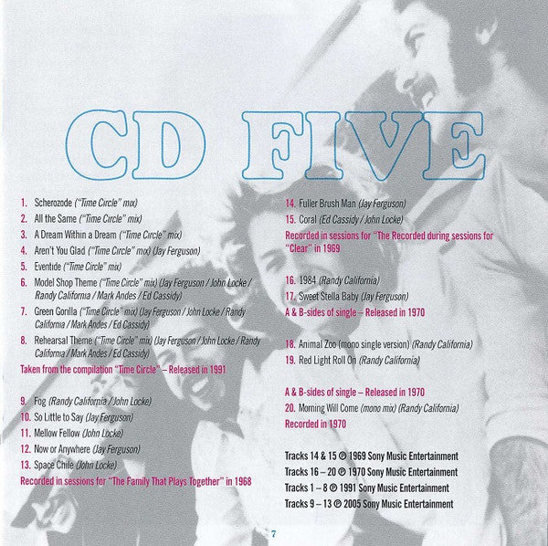 Spirit (8) - It Shall Be: The Ode & Epic Recordings 1968-1972 *5XCD BOX* | Excellent (EX) Near Mint (NM)--
