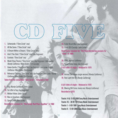 Spirit (8) - It Shall Be: The Ode & Epic Recordings 1968-1972 *5XCD BOX* | Excellent (EX) Near Mint (NM)--