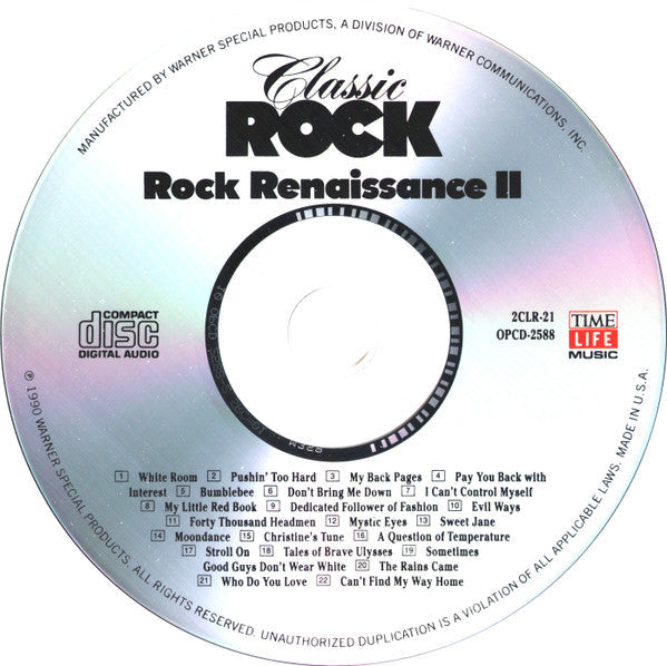 Various - Classic Rock - Rock Renaissance II *CD* | Near Mint (NM) Near Mint (NM)-