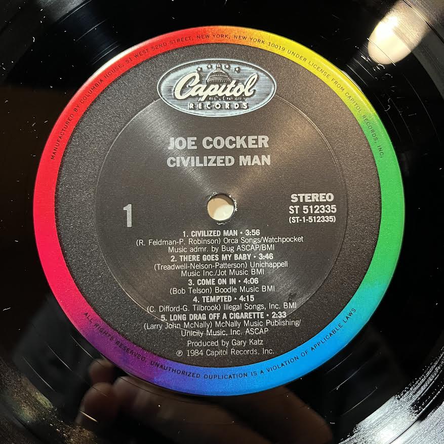 Joe Cocker - Civilized Man (VINYL) | Near Mint (NM) Near Mint (NM)--