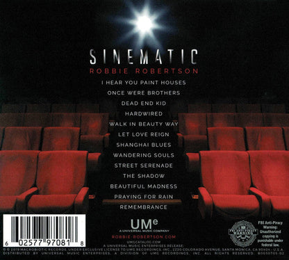 Robbie Robertson - Sinematic (CD) | Near Mint (NM) Near Mint (NM)--