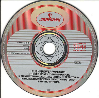 Power Windows (CD) | Near Mint (NM) Near Mint (NM)--