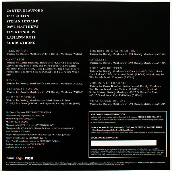 Dave Matthews Band - Rhino's Choice *TARGET/ROSE COLOR* | Near Mint (NM) Near Mint (NM)-
